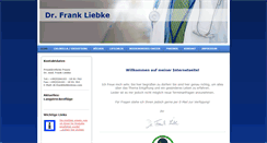 Desktop Screenshot of dr-frank-liebke.de